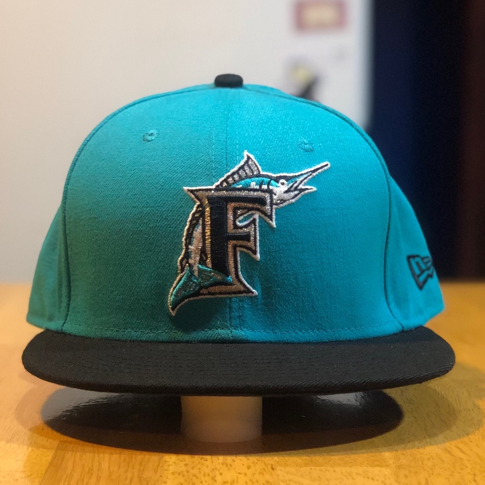 New Era 59fifty Florida Marlins fitted Hat.